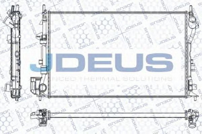 JDEUS ra0200870 -  Радиатор, охлаждение двигателя