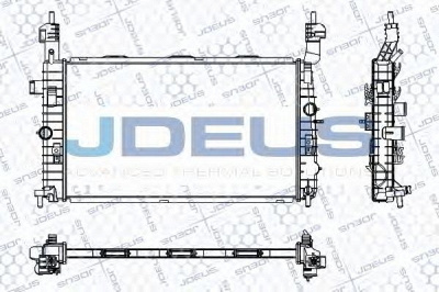 JDEUS ra0200910 -  Радиатор, охлаждение двигателя
