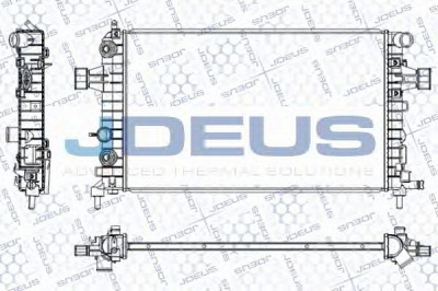 JDEUS ra0200970 -  Радиатор, охлаждение двигателя