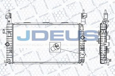 JDEUS ra0201020 -  Радиатор, охлаждение двигателя