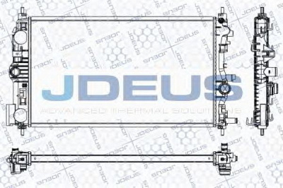 JDEUS ra0201030 -  Радиатор, охлаждение двигателя