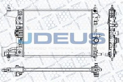 JDEUS ra0201060 -  Радиатор, охлаждение двигателя