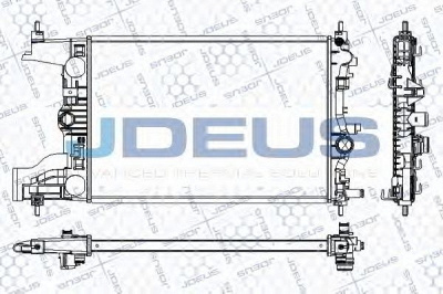JDEUS ra0201070 -  Радиатор, охлаждение двигателя