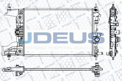 JDEUS ra0201080 -  Радиатор, охлаждение двигателя