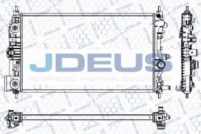 JDEUS ra0201110 -  Радиатор, охлаждение двигателя