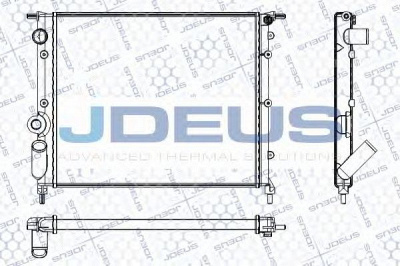 JDEUS ra0230231 -  Радиатор, охлаждение двигателя