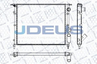 JDEUS ra0230281 -  Радиатор, охлаждение двигателя