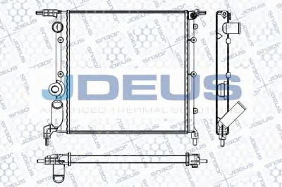 JDEUS ra0230331 -  Радиатор, охлаждение двигателя
