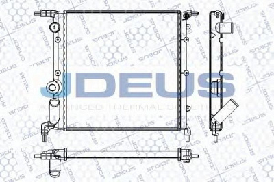 JDEUS ra0230401 -  Радиатор, охлаждение двигателя
