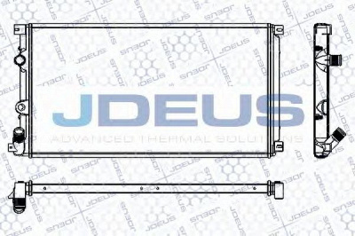 JDEUS ra0230730 -  Радиатор, охлаждение двигателя