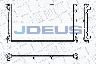 JDEUS ra0230790 -  Радиатор, охлаждение двигателя