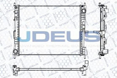 JDEUS ra0230870 -  Радиатор, охлаждение двигателя