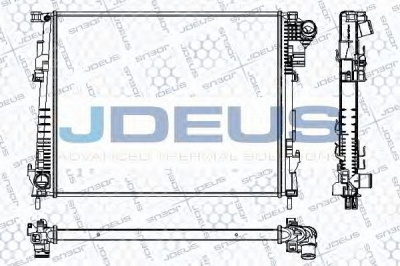 JDEUS ra0230960 -  Радиатор, охлаждение двигателя