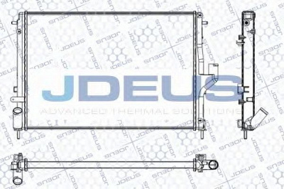 JDEUS ra0231050 -  Радиатор, охлаждение двигателя