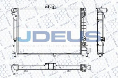 JDEUS ra0240130 -  Радиатор, охлаждение двигателя