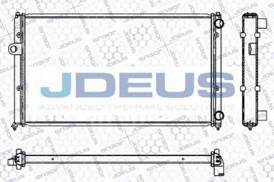 JDEUS ra0250051 -  Радиатор, охлаждение двигателя