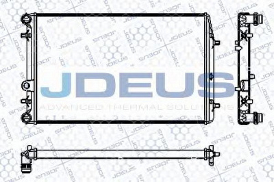 JDEUS ra0250080 -  Радиатор, охлаждение двигателя