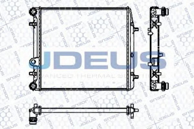 JDEUS ra0250090 -  Радиатор, охлаждение двигателя