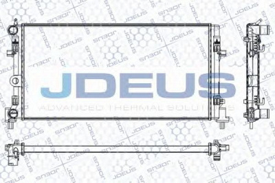 JDEUS ra0250130 -  Радиатор, охлаждение двигателя