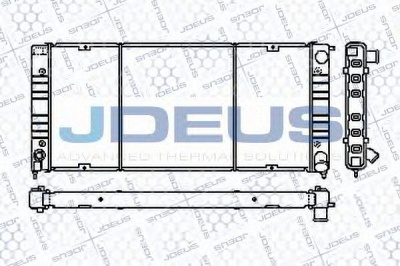 JDEUS ra0300041 -  Радиатор, охлаждение двигателя
