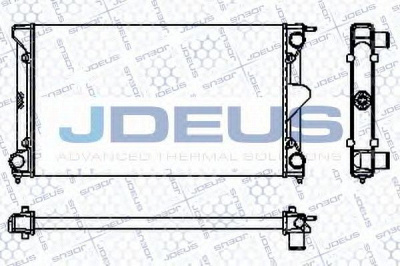JDEUS ra0300291 -  Радиатор, охлаждение двигателя