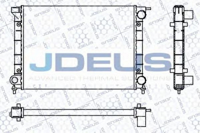 JDEUS ra0300340 -  Радиатор, охлаждение двигателя