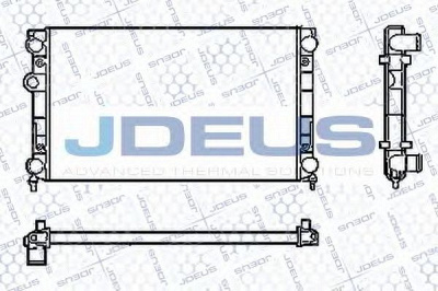 JDEUS ra0300360 -  Радиатор, охлаждение двигателя