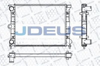 JDEUS ra0300390 -  Радиатор, охлаждение двигателя
