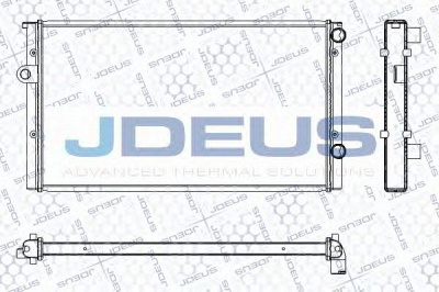 JDEUS ra0300411 -  Радиатор, охлаждение двигателя