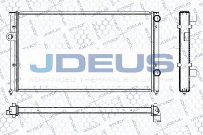 JDEUS ra0300441 -  Радиатор, охлаждение двигателя