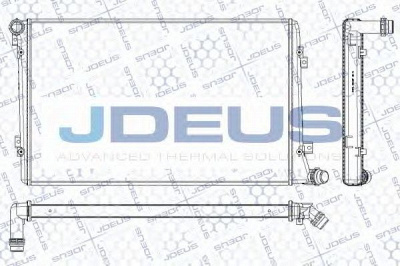 JDEUS ra0300500 -  Радиатор, охлаждение двигателя
