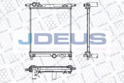 JDEUS ra0300600 -  Радиатор, охлаждение двигателя