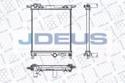 JDEUS ra0300630 -  Радиатор, охлаждение двигателя
