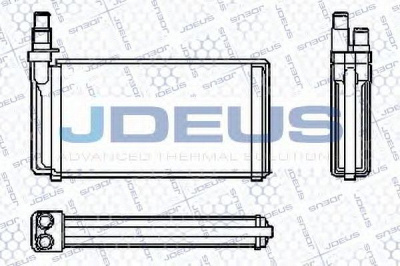 JDEUS ra2000000 -  Теплообменник, отопление салона