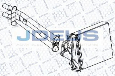 JDEUS ra2111030 -  Теплообменник, отопление салона