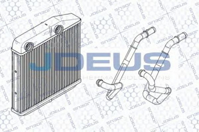 JDEUS ra2111150 -  Теплообменник, отопление салона