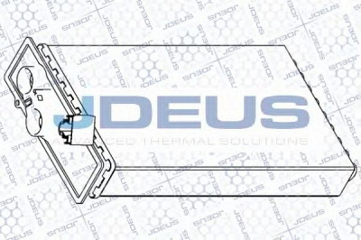 JDEUS ra2140130 -  Теплообменник, отопление салона