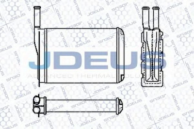 JDEUS ra2230050 -  Теплообменник, отопление салона