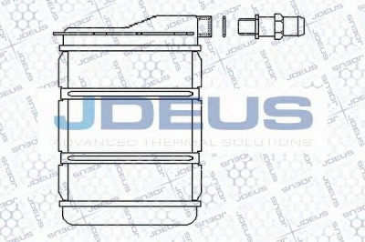 JDEUS ra2230060 -  Теплообменник, отопление салона