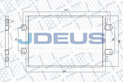 JDEUS ra7230920 -  Конденсатор, кондиционер