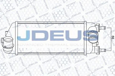 JDEUS ra8111350 -  Интеркулер