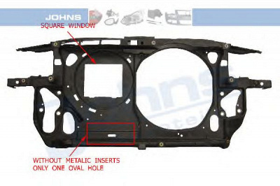 JOHNS 9549042 -  Облицовка передка