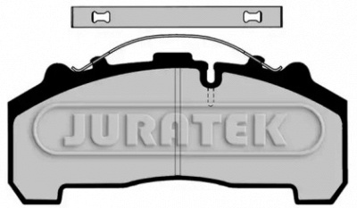 JURATEK jcp1000 -  Комплект тормозных колодок, дисковый тормоз