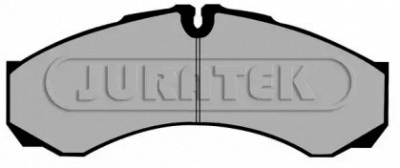 JURATEK jcp1102 -  Комплект тормозных колодок, дисковый тормоз