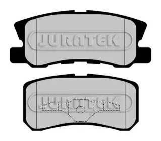 JURATEK jcp1604 -  Комплект тормозных колодок, дисковый тормоз