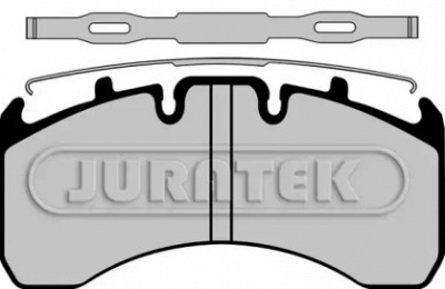 JURATEK jcp1624 -  Комплект тормозных колодок, дисковый тормоз