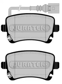 JURATEK jcp1644 -  Комплект тормозных колодок, дисковый тормоз
