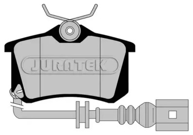 JURATEK jcp1645 -  Комплект тормозных колодок, дисковый тормоз