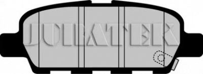 JURATEK jcp1693 -  Комплект тормозных колодок, дисковый тормоз
