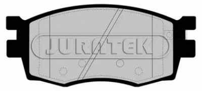 JURATEK jcp174 -  Комплект тормозных колодок, дисковый тормоз